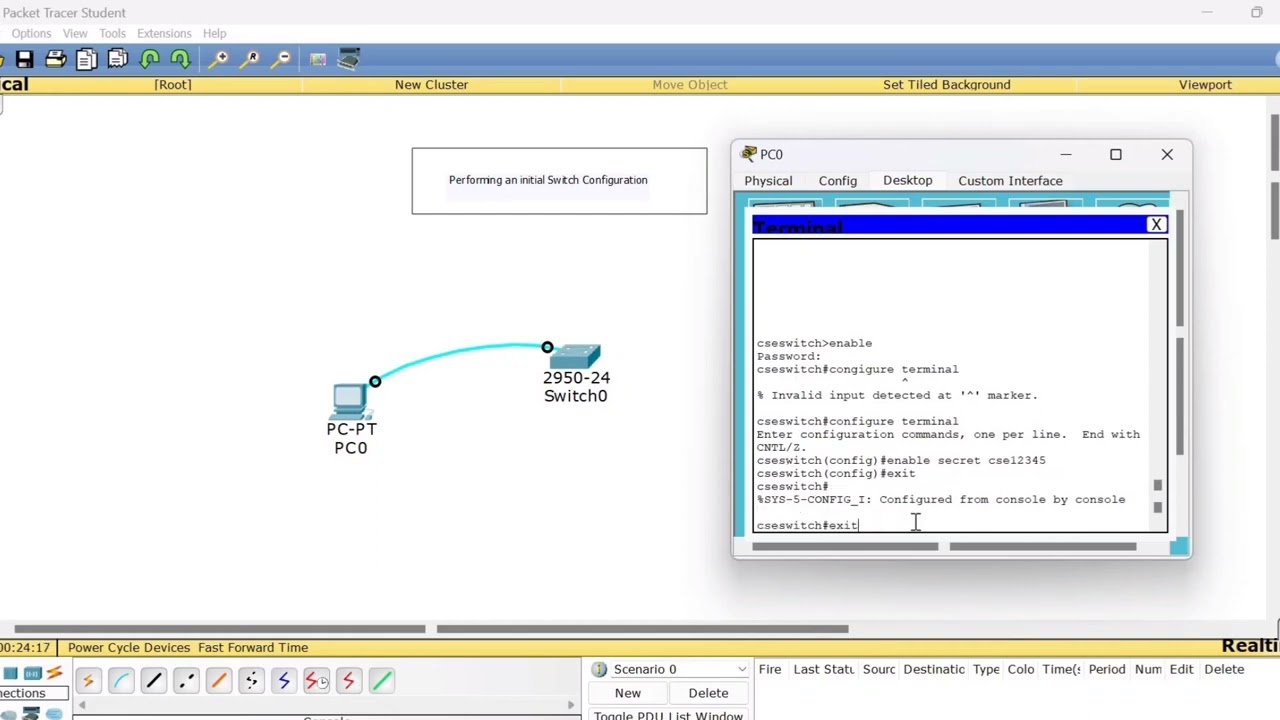 Lec16:  Initial Switch Configuration | Computer Networks Lab.