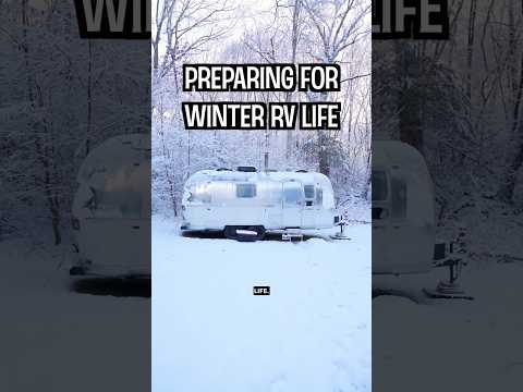 Winter RV Living = Endless Chores #rvliving #airstreamlife #lowesfinds