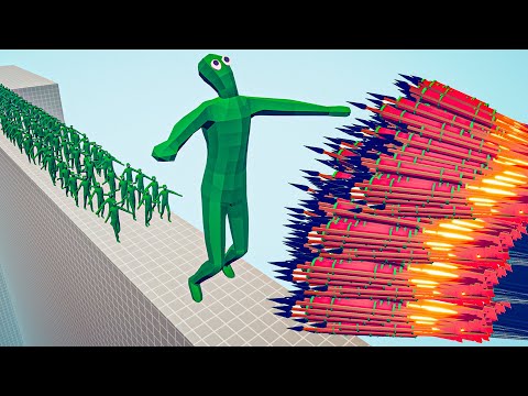 CAN 100x ZOMBIE & GIANT CROSS THE BRIDGE? | TABS - Totally Accurate Battle Simulator