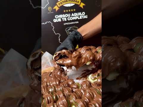 Pizza de Uva com Nutella 🍕💛 #patospizzas