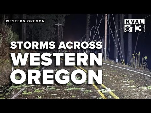 Thursday's storm update for Western Oregon
