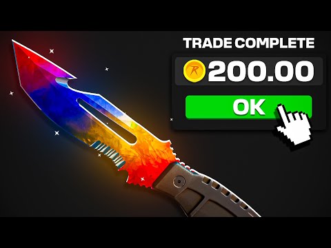 I DEPOSITED MY KNIFE ON CSGO ROLL