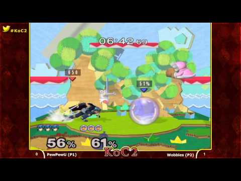 Kings of Cali 2 - PewPewU (Marth) Vs. Wobbles (Ice Climbers) - Losers Semis