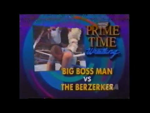 Big Boss Man vs The Berzerker   Prime Time Feb 17th, 1992