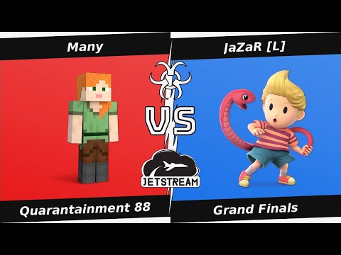 Quarantainment 88 Grand Finals - Many (Steve) Vs JaZaR [L] (Lucas) - SSBU