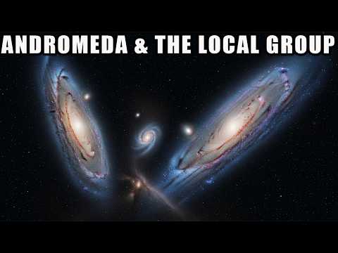 Andromeda & Local Group (50+ Galaxies): Milky Way Merger