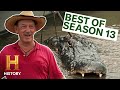 Swamp People OUT OF CONTROL GATOR BRAWLS TOP MOMENTS OF SEASON 13