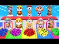 PAW Patrol Guess The Right Door ESCAPE ROOM CHALLENGE Animals Tire Game Chicken Elephant Cow Sheep
