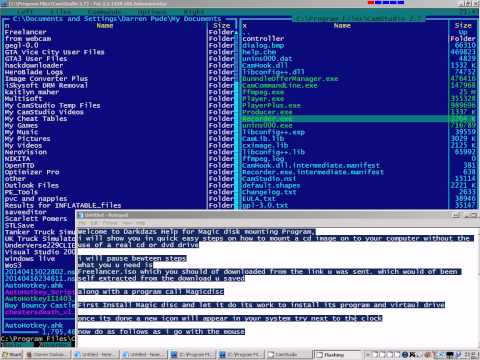 How to Mount a ISO Image using Magic disc