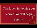 Sunday Morning Service 9/17/23