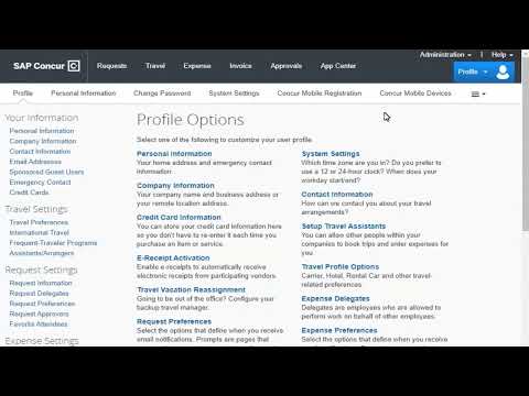 How to Add a Delegate in SAP Concur