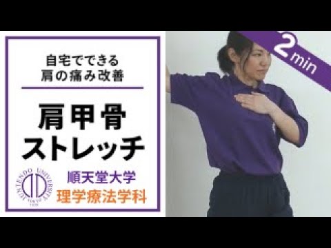 医学科 【可動域を広げる】理学療法士が教える 2分間の肩甲骨ストレッチング