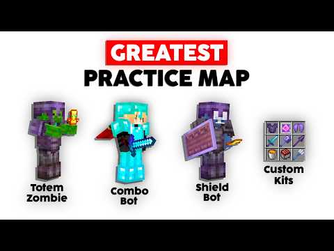 Mace Practice Map Minecraft Java Best PvP Practice Map For Mace, Spear And Cart PvP | Single Player ...