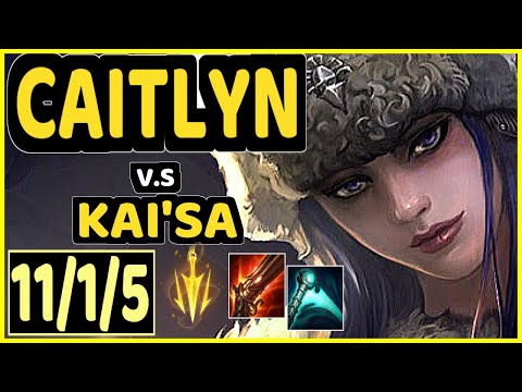 NEON (CAITLYN) vs KAI'SA - 11/1/5 KDA BOTTOM ADC CHALLENGER GAMEPLAY - EUW