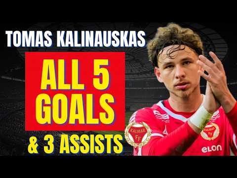 Tomas Kalinauskas - ALL 5 GOALS & ASSISTS FOR KALMAR FF | Skills & Highlights