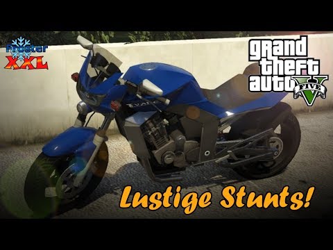 GTA 5 - Lustige Motorrad Stunts!