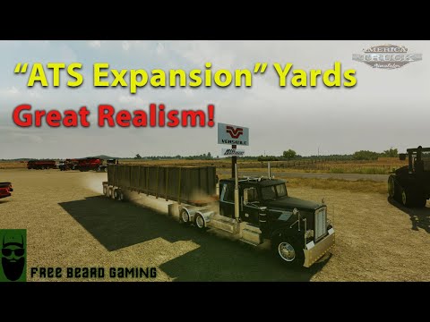 2 "ATS Expansion" Yards | Montana Express & Big Equipment | FREE Trailer | American Truck Simulator