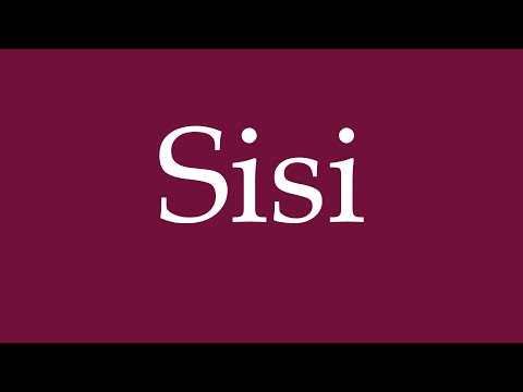 How to Pronounce ''Sisi'' Correctly in German