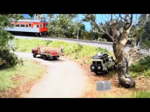 Ultra realistic river Diorama - Model Railroad