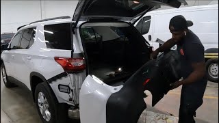 2021 Chevy traverse how to take the back bumper off