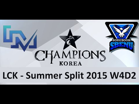 Longzhu vs Sbenu LCK Champions Summer Split 2015 W4D2 Longzhu Incredible Miracle vs Sbenu Sonicboom