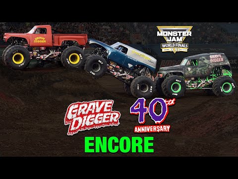 Grave Digger 40th Anniversary Encore | Monster Jam World Finals 21