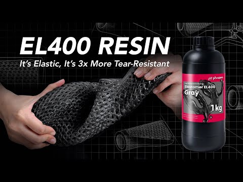 Phrozen EL400 Resin - It’s Elastic, It’s 3x More Tear-Resistant - Phrozen 3D Printer