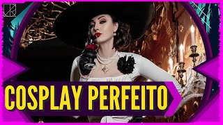 o MELHOR COSPLAY RESIDENT EVIL 8 VILLAGE -  Lady Dimitrescu com a Modelo mais ALTA do MUNDO!