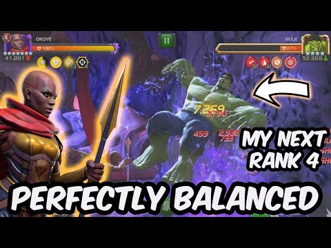 My Next 7 Star Rank 4 Champion - Okoye Rank Up & Gameplay - Marvel Contest of Champions