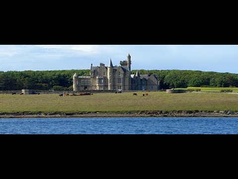 Balfour Castle On History Visit To Island of Shapinsay On The Orkney Islands Scotland