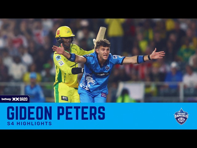 Gideon Peters | Season 4 Highlights | Betway SA20