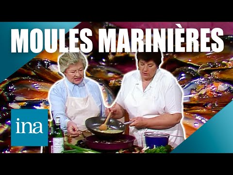 Maïté's mussels marinière and its variations 🌊 | INA Vintage Recipes