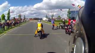 preview picture of video 'SAM Elst 1e race 350cc onboard 2014'