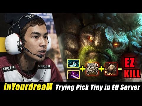 inYourdreaM SEA Stars trying pick Tiny in EU Server - Match Higlights Dota 2