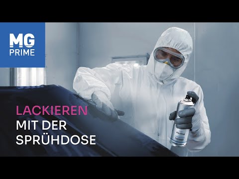 MG Prime - Lackieren mit der Sprühdose -  Basislack und 2K Klarlack