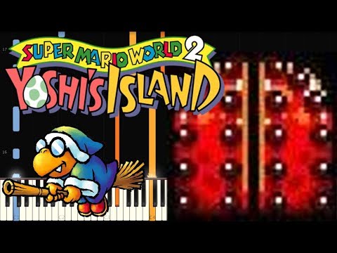 Super Mario World 2: Yoshi's Island - Room Before Boss - Piano (Synthesia) Video