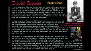 Sweet Head - David Bowie