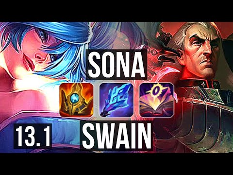 SONA & Xayah vs SWAIN & Kai'Sa (SUP) | 7/2/16 | EUW Diamond | 13.1
