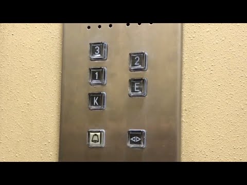 Original 1983 Schindler R-series Elevator at Hanau, Germany