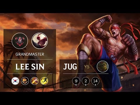 Lee Sin Jungle vs Ivern - KR Grandmaster Patch 9.13