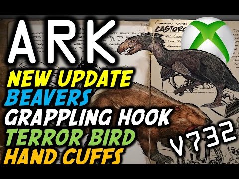 Ark: Survival Evolved Xbox One Update 232 Is Live-Terror Bird-Beavers-Grappling Hooks