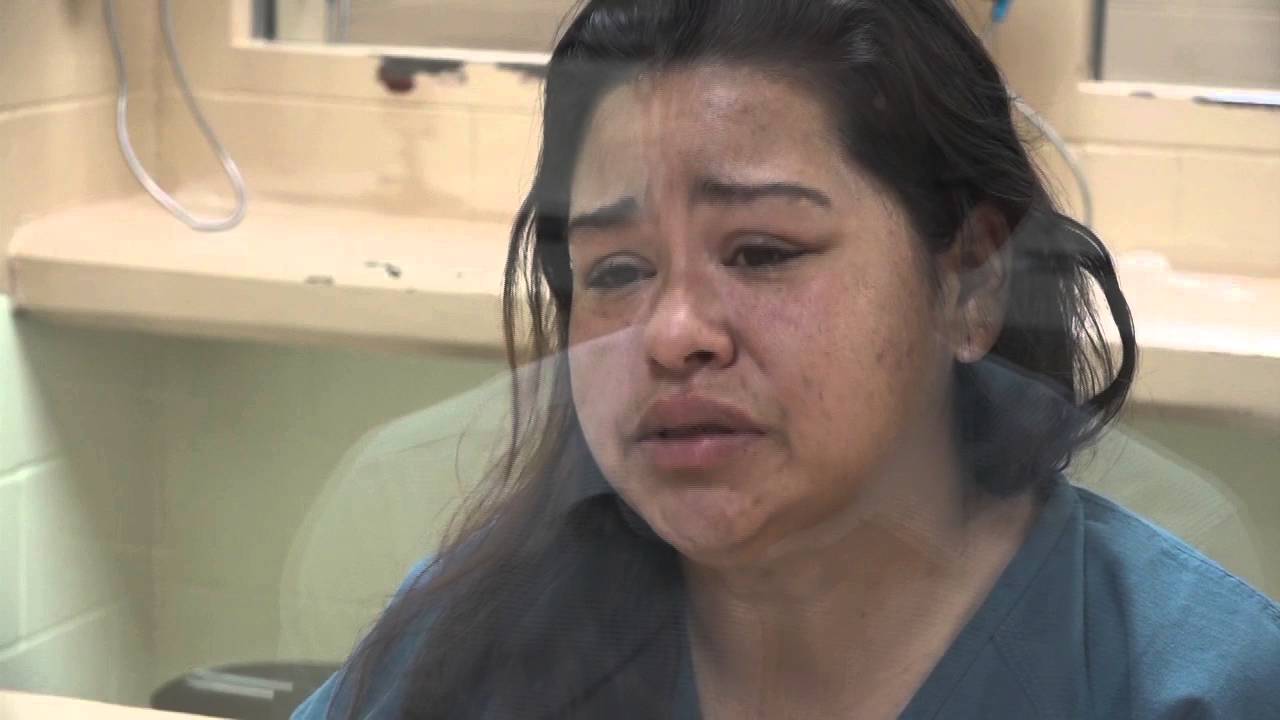 Woman found with fetus in purse gives emotional interview from jail