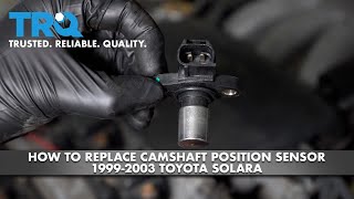 How to Replace Camshaft Position Sensor 1999-2003 Toyota Solara