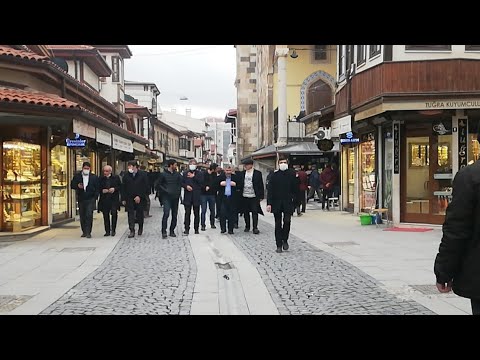Konya Kapu Camii Cuma Çıkışı