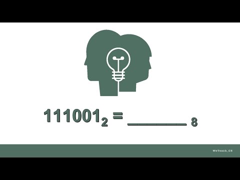 Binary 111001 To Octal