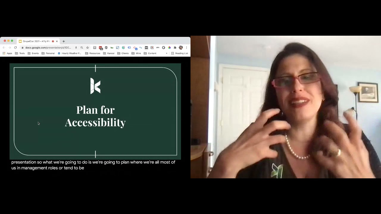 How Project Management Empowers Accessibility / DrupalCon North America 2021
