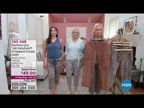 Democracy "Ab"solution Cropped Cargo Jean