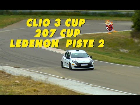 CLIO 3 RS 208 CUP CIRCUIT DE LEDENON PISTE 2 SOUND DRIVE BY