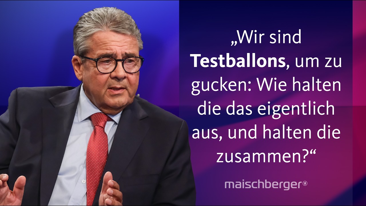 Sigmar Gabriel über hybride Angriffe und den Umgang mit Russland | maischberger