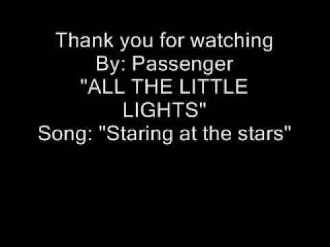 Passenger: "Staring at the stars" Lyrics
